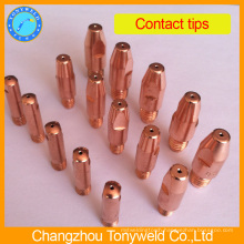 Binzel copper welding tips